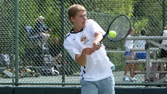 Sophomore Nick Dykema picked up a doubles win Saturday.