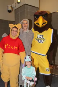 Special thanks to the Golden Eagle and the men's lacrosse team for helping with trick-or-treat.