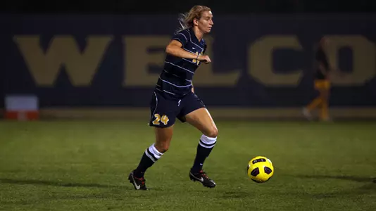 Mary Luba scored MU's lone goal