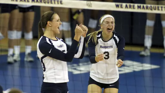 Erin Lehman made her first start since Aug. 30 and landed a season-best nine kills.