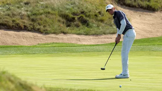 Pat Sanchez led all Golden Eagles on day two with an even par 72