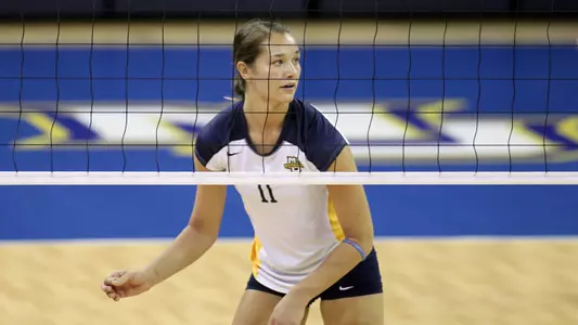 Lindsey Gosh posted 21.5 points in last year's sweep of Milwaukee with 13 kills, six aces and five block assists.