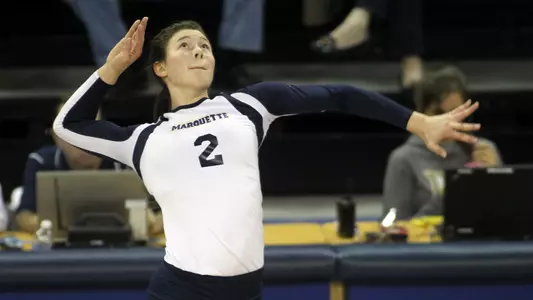 Autumn Bailey recorded 15 kills in MU's sweep of PC.