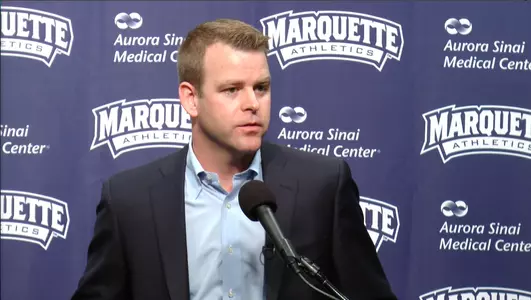 The Marquette coaching staff held a press conference to discuss the newest signees in early November.