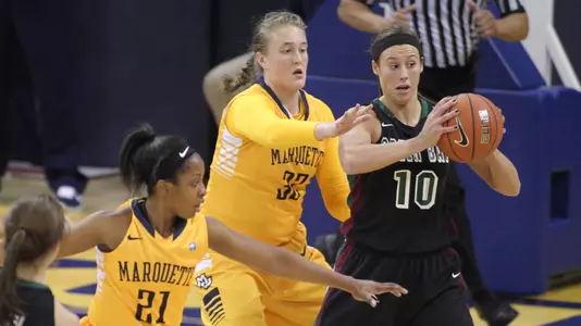 Lauren Tibbs leads MU with 7.2 rebounds