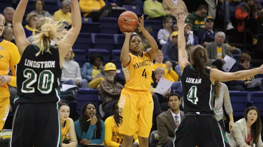 Arlesia Morse connected on three 3-point shots on Tuesday