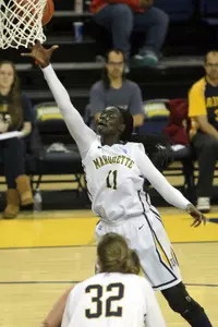 Ojulu tied a career-high with 14 rebounds