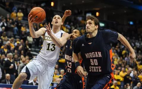 Matt Carlino had 11 points in MU's eighth win.