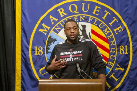 Marquette will be collecting new and gently used books at Saturday's Wisconsin game.