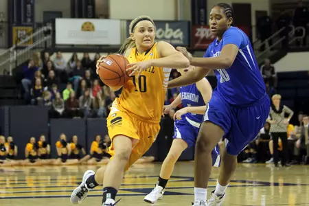 Sophomore Brooklyn Pumroy dished out a career-high 12 assists in the victory