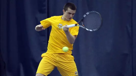 Senior Dan Mamalat accounted for a pair of wins on Friday can clinched the team win.