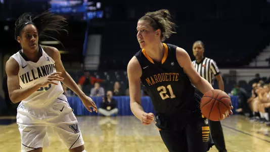 Katherine Plouffe notched her 12th double-double