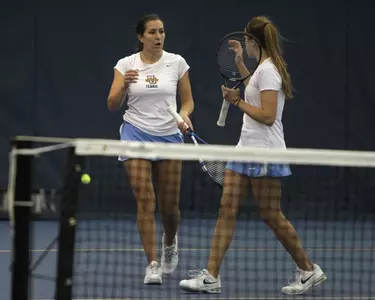 Senior Rocio Diaz earned her 100th career victory Friday on Senior Night.