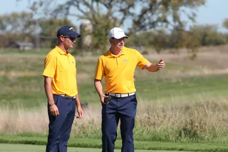 Head coach Steve Bailey (left) with Nick Nelson.