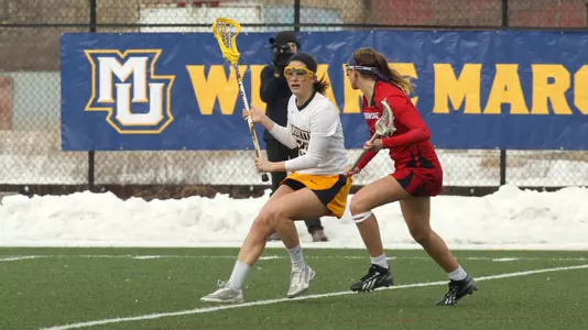 Hayley Baas led MU with 28 goals in 2014.