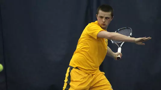 Senior Dan Mamalat will have a key matchup at No. 1 singles on Saturday.