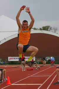 Brett Tobin earned the first All-BIG EAST honors of his career in the triple jump.