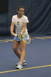 MU's Vanessa Foltinger was named co-most improved player