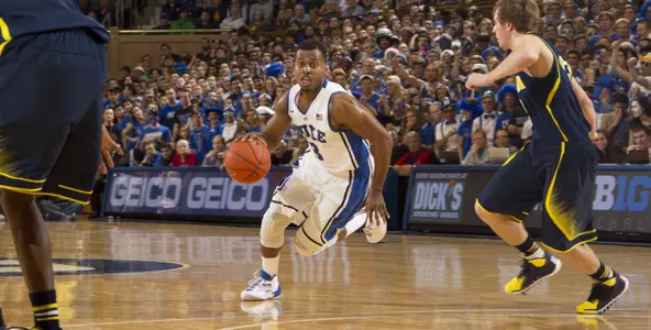 Thornton served as team captain as a senior at Duke.