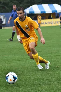 Sebastian Jansson, who earned a perfect 4.0 GPA last spring, was one of 15 MU men's soccer players to earn a spot on the 2013-14 BIG EAST All-Academic Team