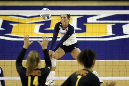 Junior Ellie Rauch is one of five returning starters for the Golden Eagles in 2014.