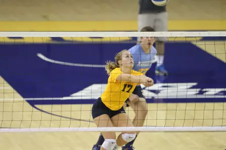 Libero Lauren Houg had a career-best 13 digs.