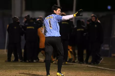Reigning BIG EAST Co-Goalkeeper of the Year Charlie Lyon