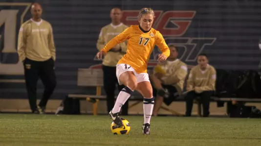 MU's Liz Bartels scored her first goal of the season against Milwaukee Thursday evening