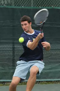 Freshman Andre Romanello picked up his first collegiate win on Friday.
