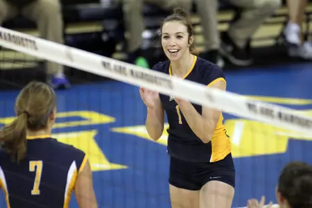 Mary Nilles had a career high 32 assists.