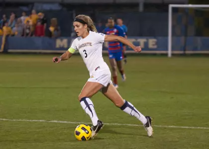 MU's Jacie Jermier notched her third goal of the season vs. KU