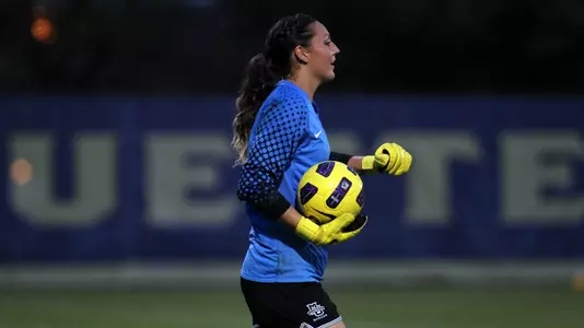 Junior Amanda Engel earned her second shutout of the season