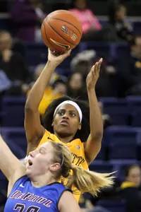Freshman Kenisha Bell scored 12 points and grabbed seven rebounds against the Bulldogs.