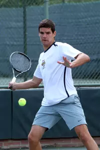Sophomore Kristiyan Trukov led the Golden Eagles during the fall season with eight singles wins and a 6-5 doubles record.