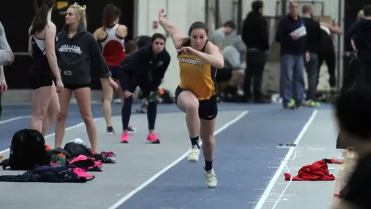 Tatyana Pashibin notched a new PR in the triple jump.
