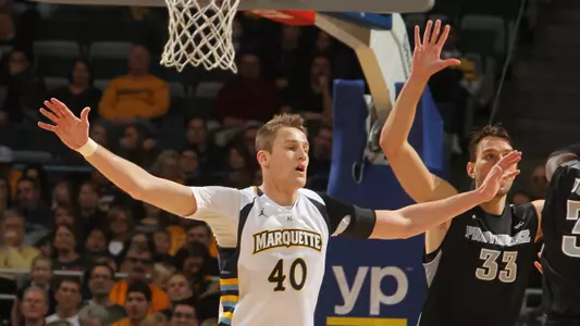 Luke Fischer was a perfect 6-of-6 from the floor and is 40-for-49 (.816) on the season.
