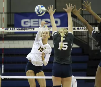 Teal Schnurr hit .571 in the match