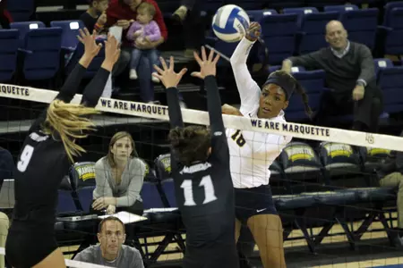 Taylor Louis had 20 kills in the sweep