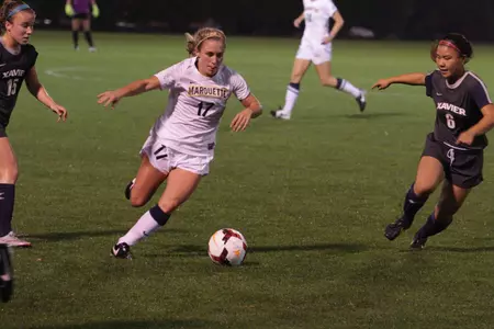 Liz Bartels is now tied for the team lead with nine points on the year.