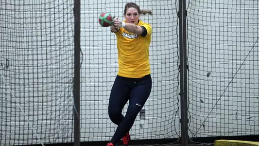 Kathryn Koeck, a 2015 BIG EAST hammer throw champ, was named the women's team MVP.
