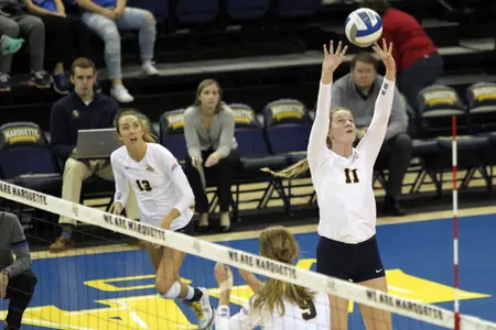 Sara Blasier averaged 10.38 assists and 4.12 digs last week