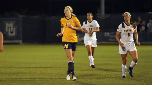 Ashley Handwork had both of MU's shots on Sunday.