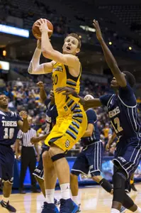 Junior Luke Fischer was honored for the first time in his career on Monday.