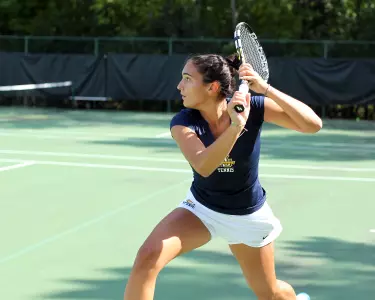 Silvia Ambrosio teamed up with Erin Gebes as the duo won its opening two matches