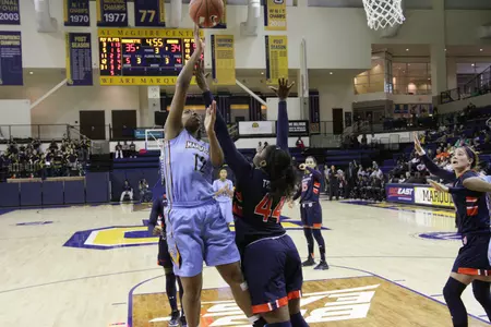 Erika Davenport recorded her second double-double of the season with 18 points, 10 rebounds.