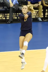 Junior Lauren Houg averages 5.18 digs