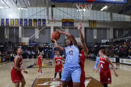 Erika Davenport scored a career-best 13 points in the win off the bench.