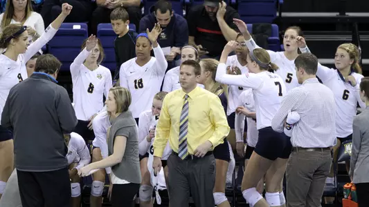 Head coach Ryan Theis