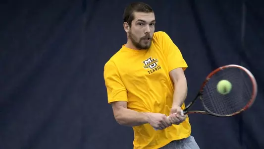 Senior Vukasin Teofanovic earned a win in doubles and the clincher in singles on Sunday.
