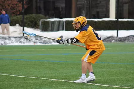 B.J. Grill is the BIG EAST Defensive Player of the Week for the second time in his career (photo: Alicia Mojica).